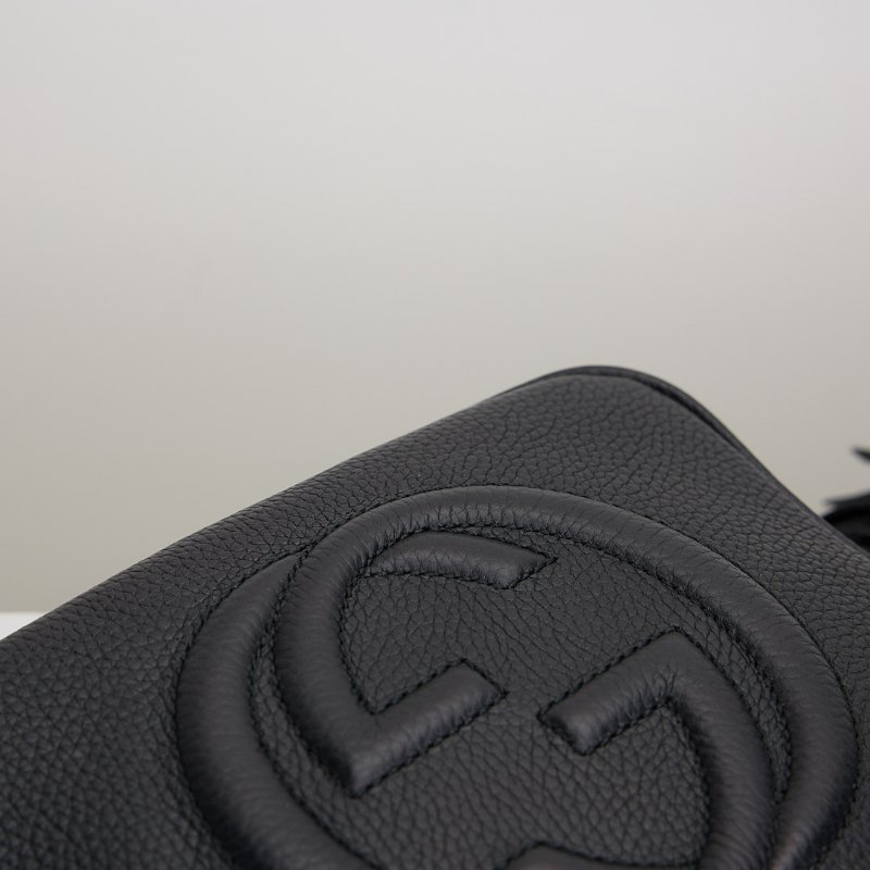 二手Gucci Disco Soho流蘇相機包/黑-6