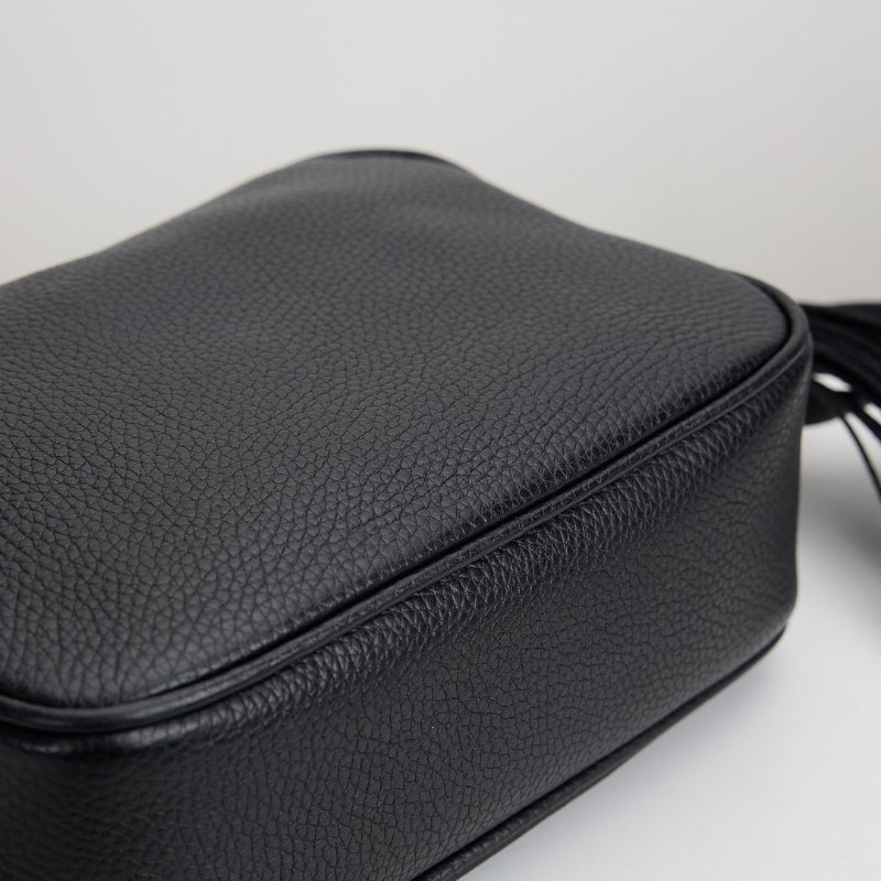 二手Gucci Disco Soho流蘇相機包/黑-8