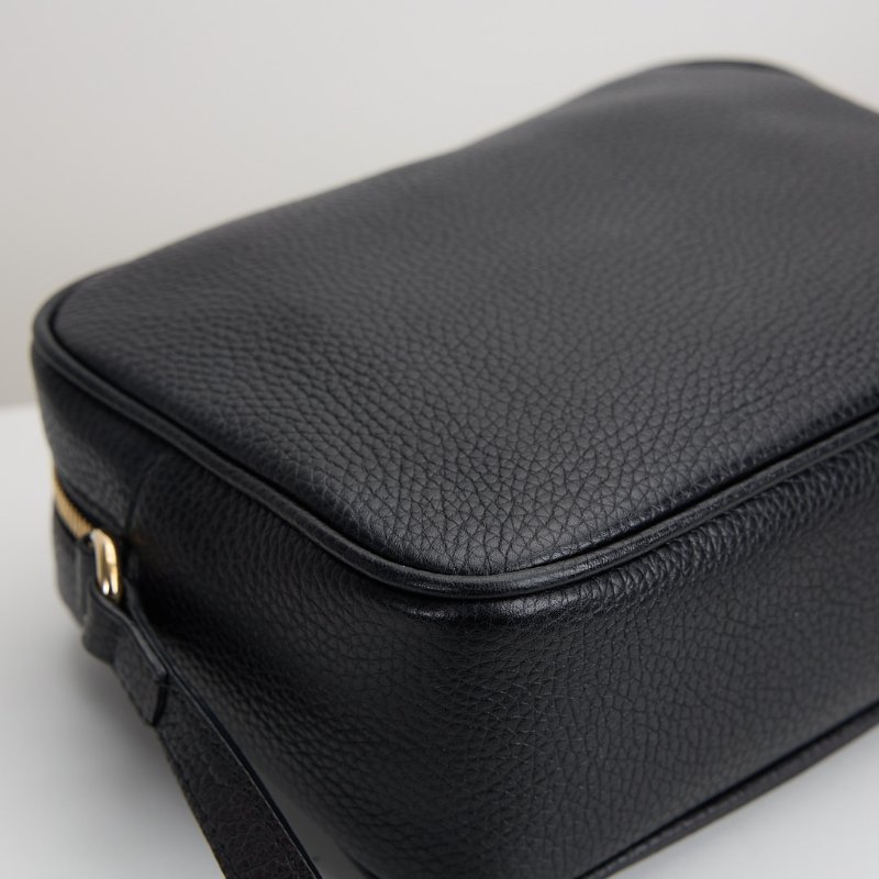 二手Gucci Disco Soho流蘇相機包/黑-9