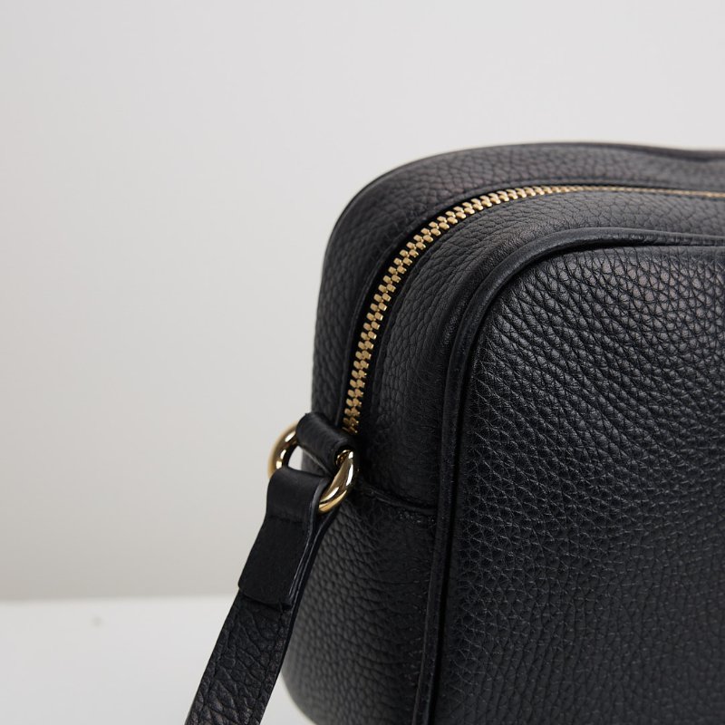 二手Gucci Disco Soho流蘇相機包/黑-11