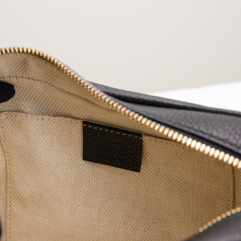 二手Gucci Disco Soho流蘇相機包/黑-18