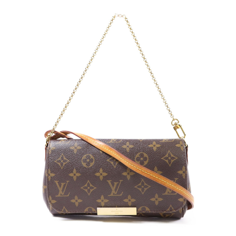 LOUIS VUITTON Monogram Favourite PM金扣手挽肩背兩用袋-0