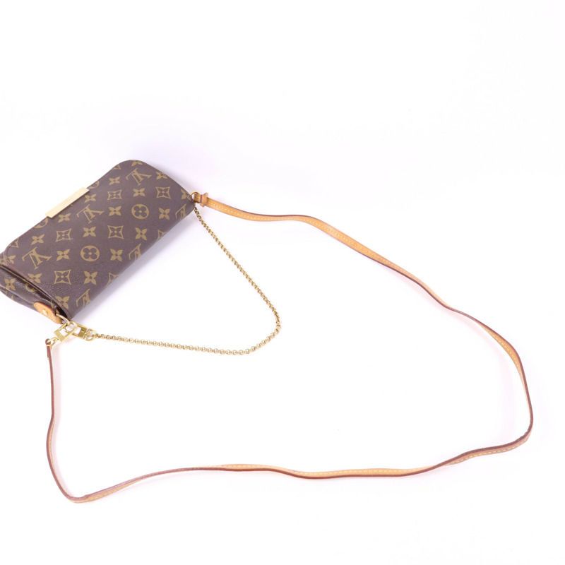 LOUIS VUITTON Monogram Favourite PM金扣手挽肩背兩用袋-4