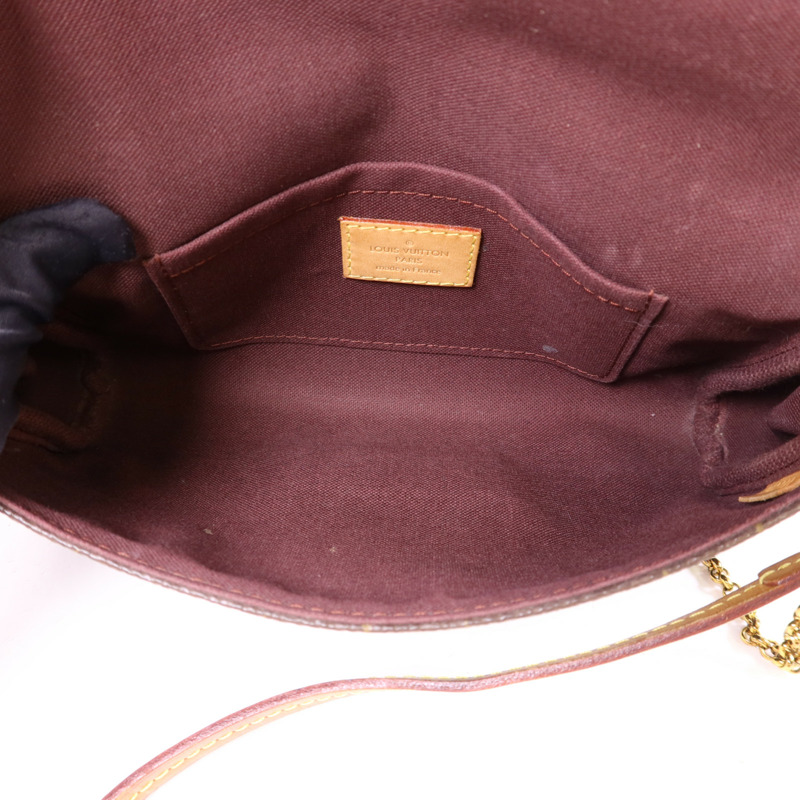 LOUIS VUITTON Monogram Favourite PM金扣手挽肩背兩用袋-5