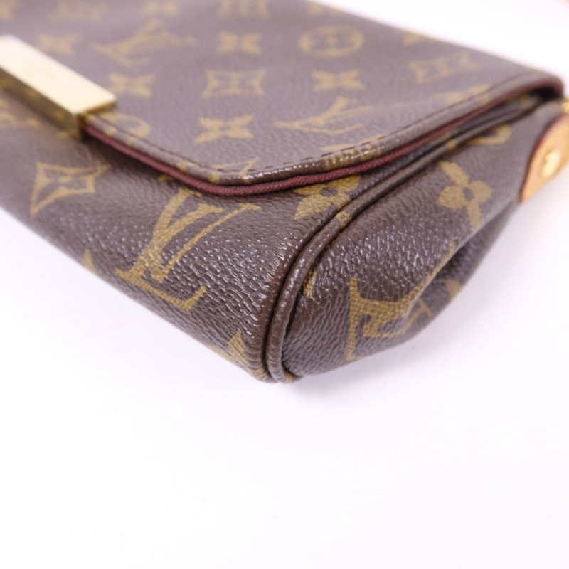 LOUIS VUITTON Monogram Favourite PM金扣手挽肩背兩用袋-10
