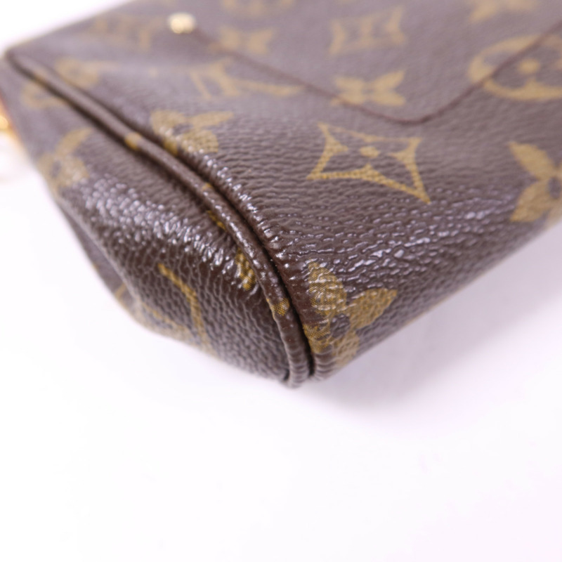 LOUIS VUITTON Monogram Favourite PM金扣手挽肩背兩用袋-13