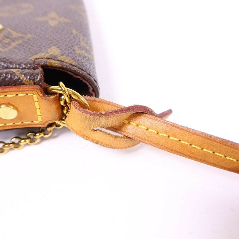 LOUIS VUITTON Monogram Favourite PM金扣手挽肩背兩用袋-14