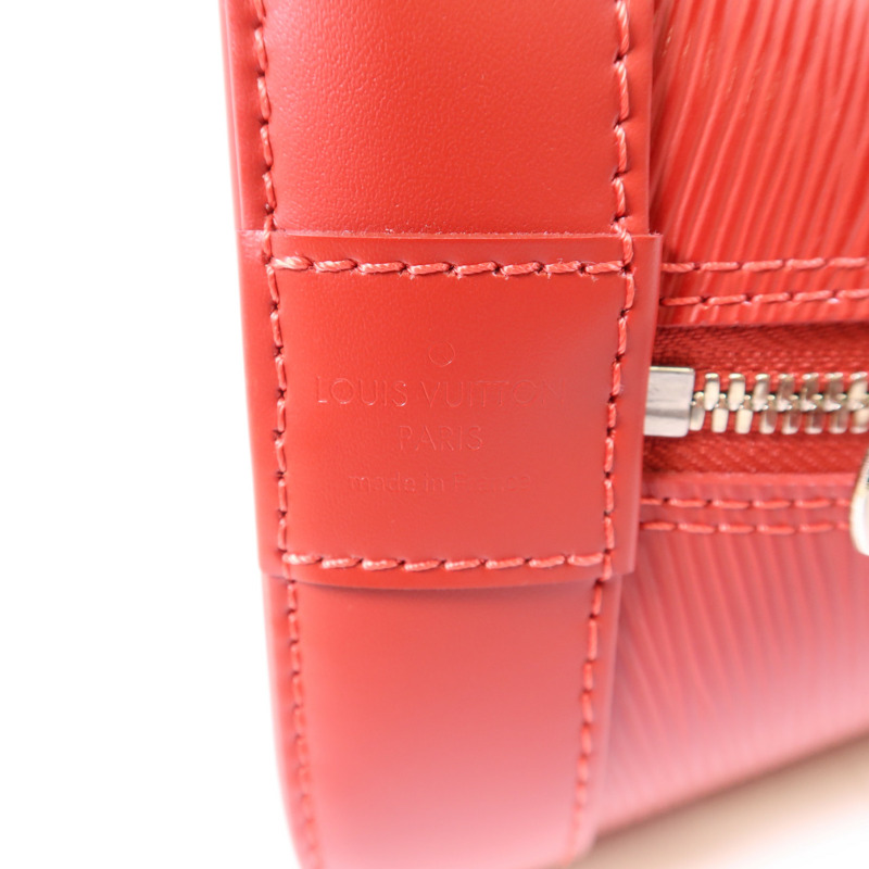 LOUIS VUITTON Epi Alma MM銀扣手挽袋-6
