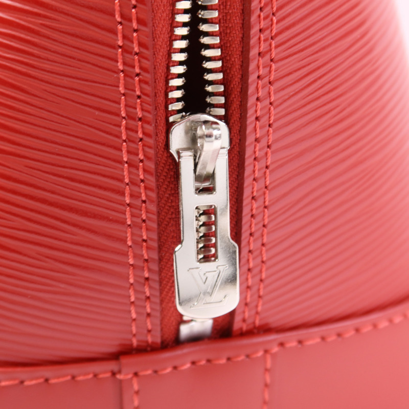 LOUIS VUITTON Epi Alma MM銀扣手挽袋-8