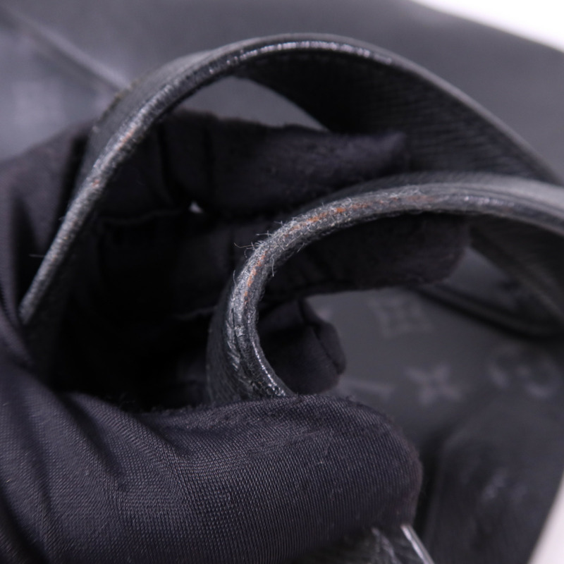 LOUIS VUITTON Taigarama Monogram Eclipse City Tote銀扣肩背袋-16