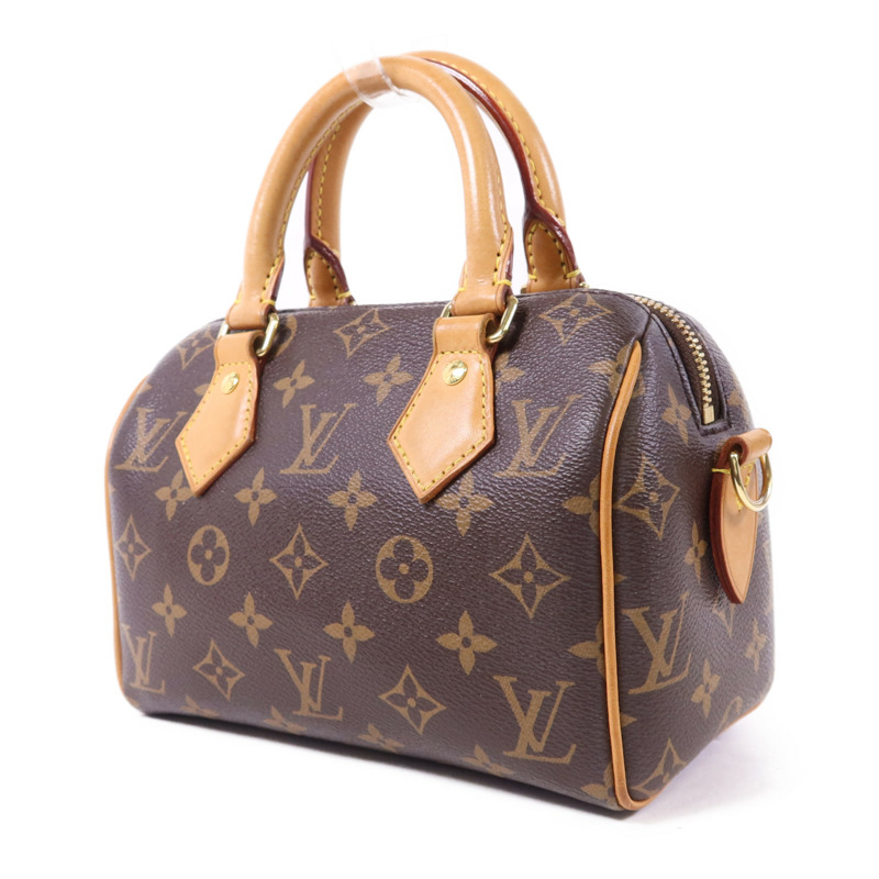 LOUIS VUITTON Monogram Speedy Bandouliere 20金扣手挽肩背兩用袋-2