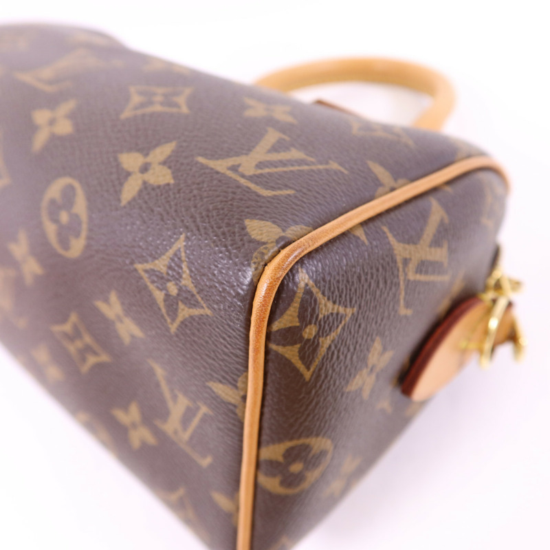 LOUIS VUITTON Monogram Speedy Bandouliere 20金扣手挽肩背兩用袋-10