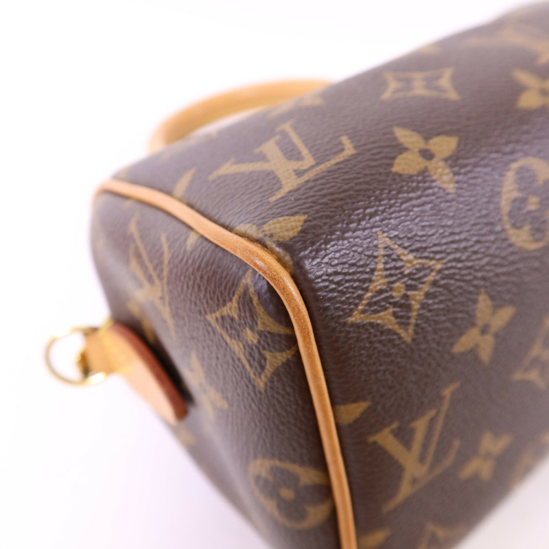 LOUIS VUITTON Monogram Speedy Bandouliere 20金扣手挽肩背兩用袋-11