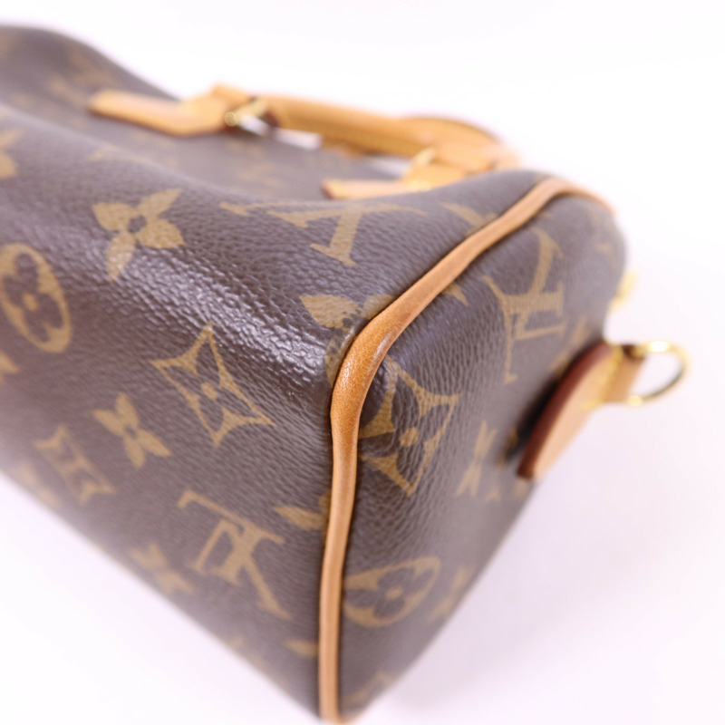 LOUIS VUITTON Monogram Speedy Bandouliere 20金扣手挽肩背兩用袋-12
