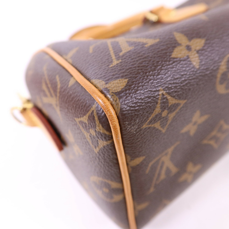 LOUIS VUITTON Monogram Speedy Bandouliere 20金扣手挽肩背兩用袋-13