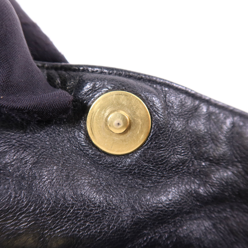 CHANEL 羊皮皮革Shoulder Bag金扣肩背袋-9