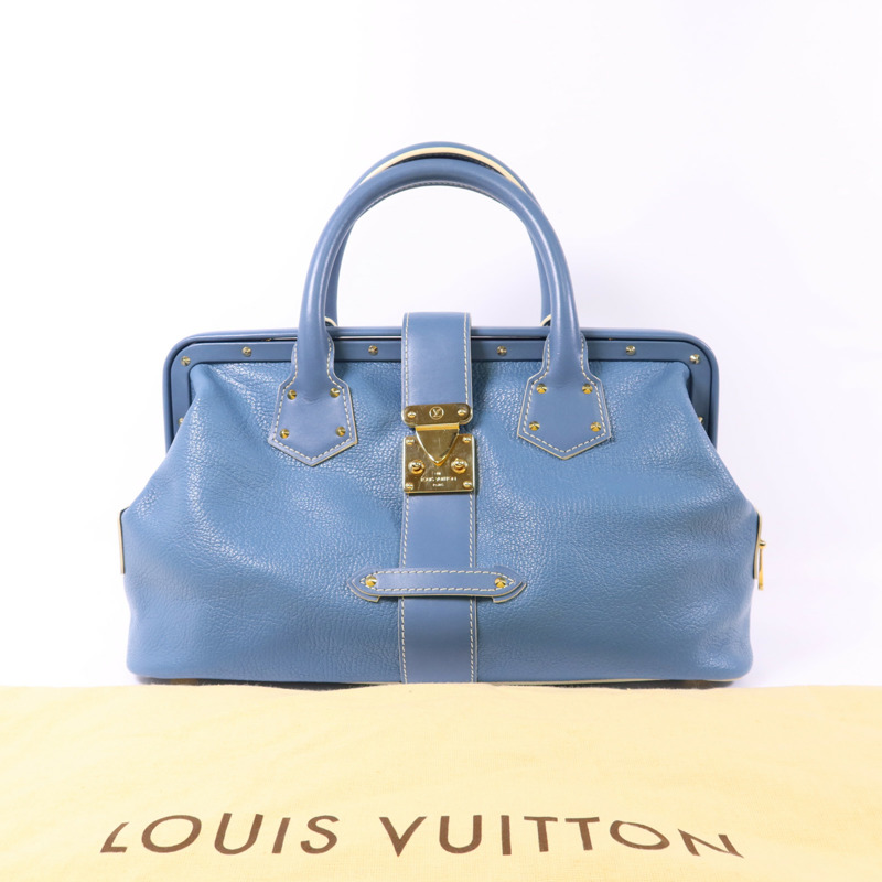 LOUIS VUITTON Suhali Angenieux PM金扣手挽袋-6