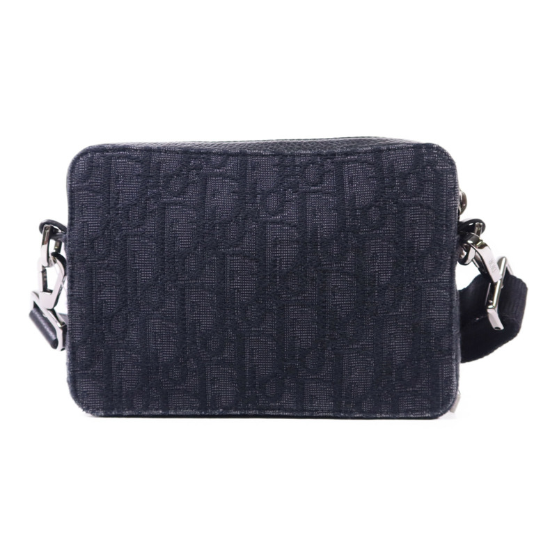 Dior 帆布Shoulder Bag銀扣肩背袋-2