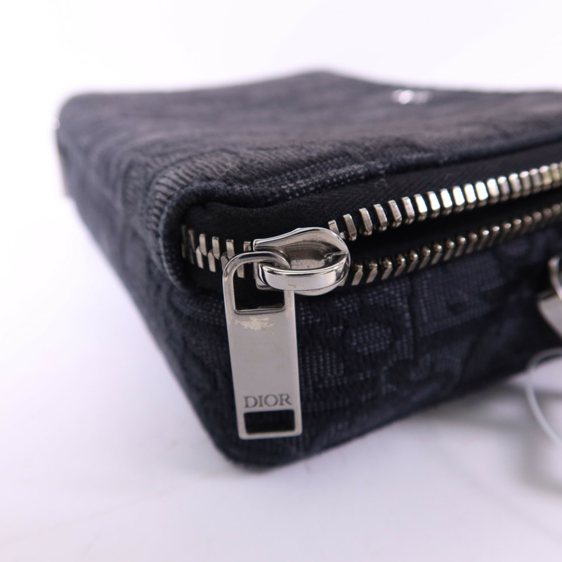 Dior 帆布Shoulder Bag銀扣肩背袋-9