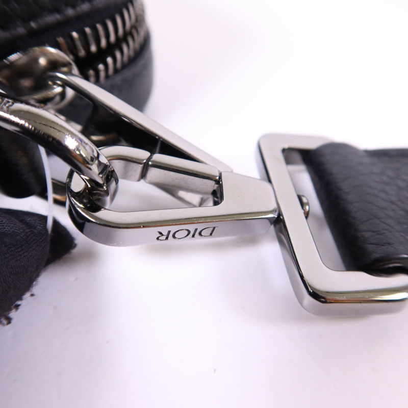 Dior 帆布Shoulder Bag銀扣肩背袋-11