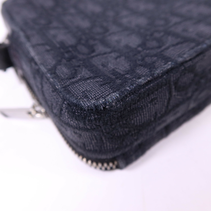 Dior 帆布Shoulder Bag銀扣肩背袋-15