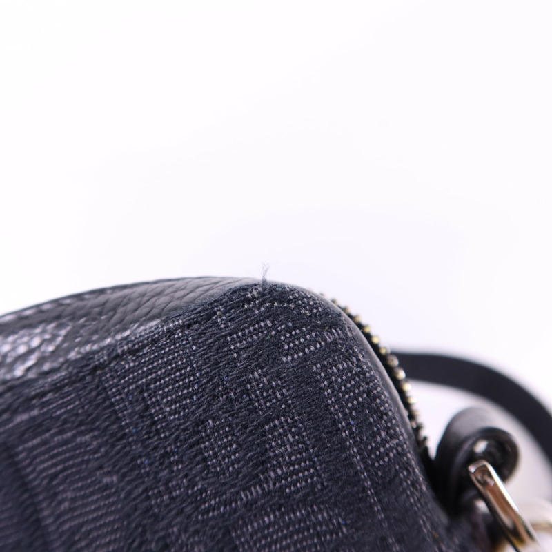 Dior 帆布Shoulder Bag銀扣肩背袋-16