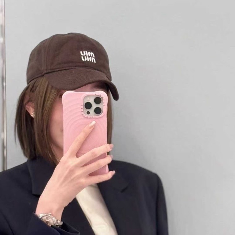 Miu Miu 棕色 棒球帽#S M L-4