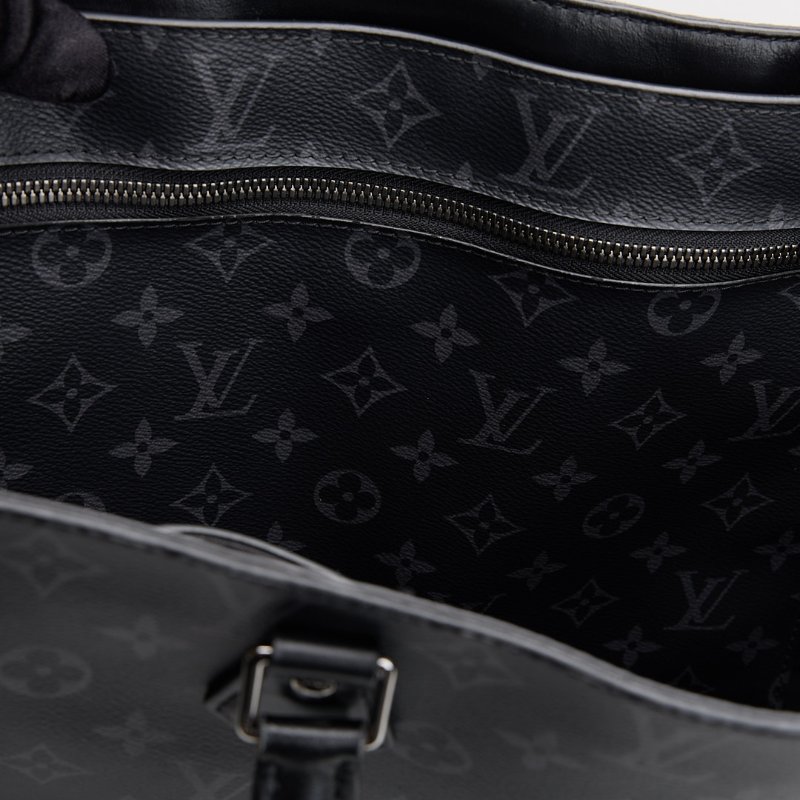 二手Lv grand sac黑武士托特包/晶片款-17