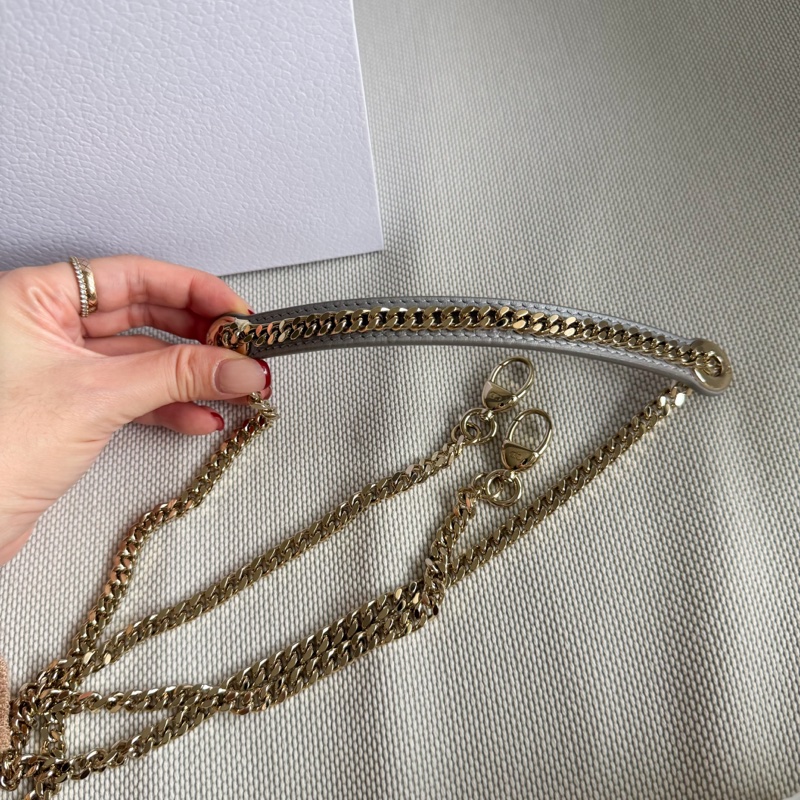 Lady Dior 灰色 三格黛妃包 迷你包-4