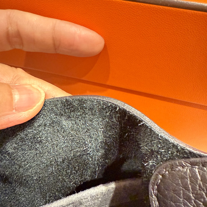 愛馬仕 菜籃子18 黑銀-33