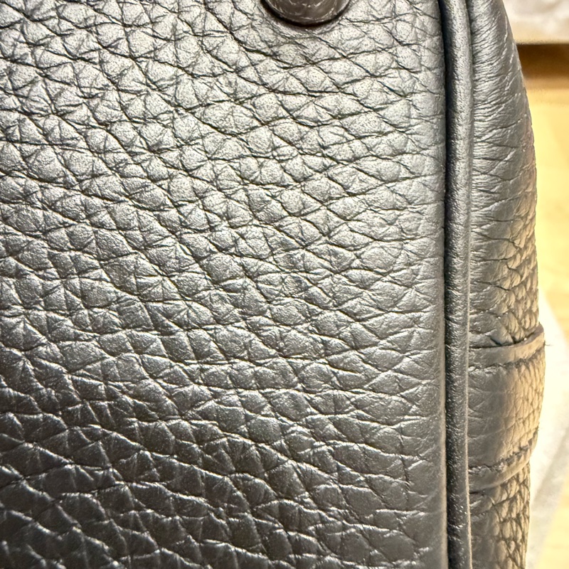 愛馬仕 菜籃子18 黑銀-56