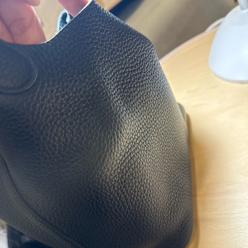 愛馬仕 菜籃子18 黑銀 免配貨-72