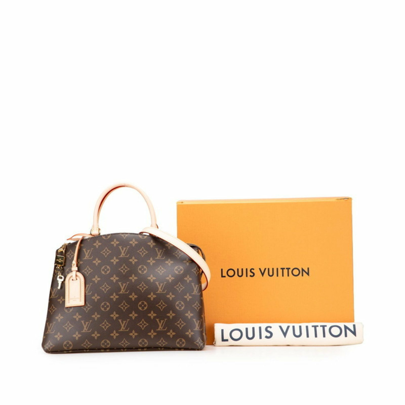 路易威登 Monogram Grand Palais MM 手提包/單肩包 2WAY M45898 棕色皮革 女士 LOUIS VUITTON-7