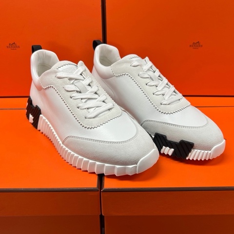 Hermes 男款 拼皮休閑鞋 #39 40.5 42