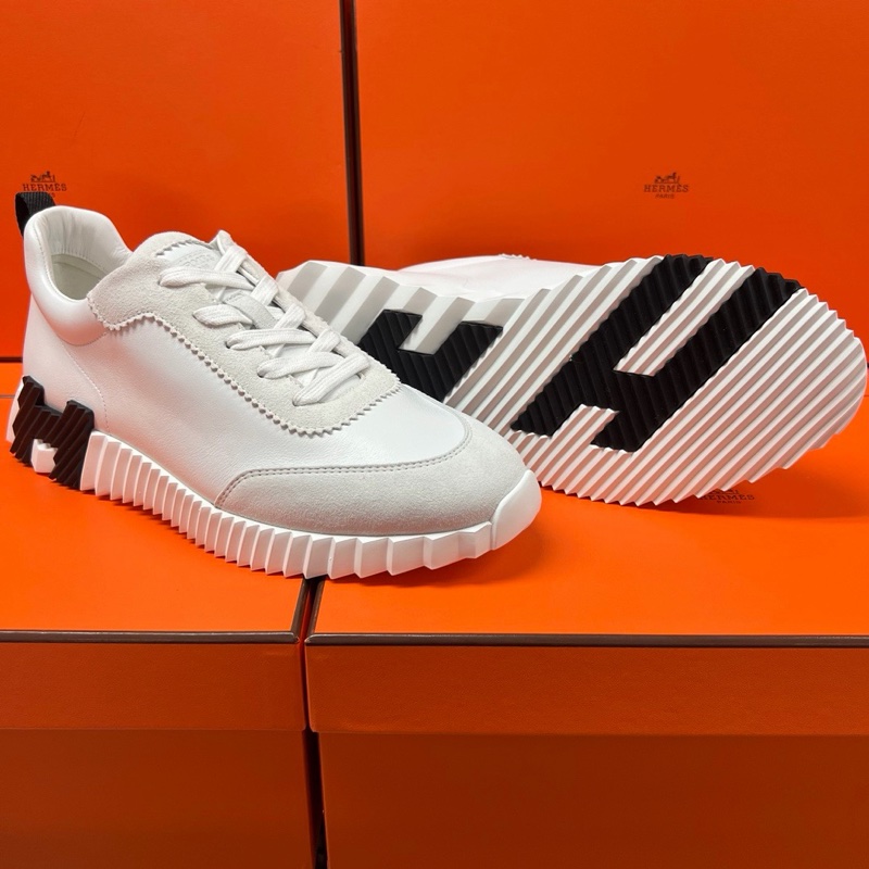 Hermes 男款 拼皮休閑鞋 #39 40.5 42-4