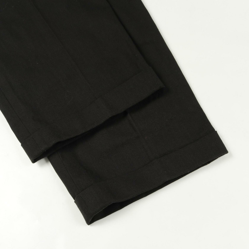 Maison Margiela 4 針腳純棉長褲 黑色 #38 二手女裝-6