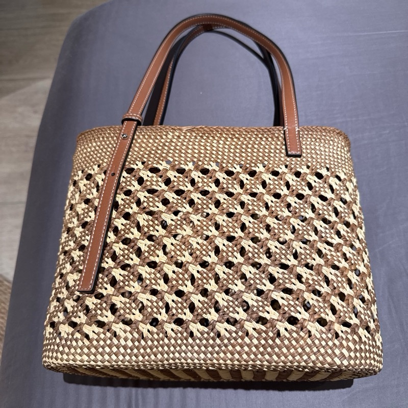 Loewe 草編肩背包-1