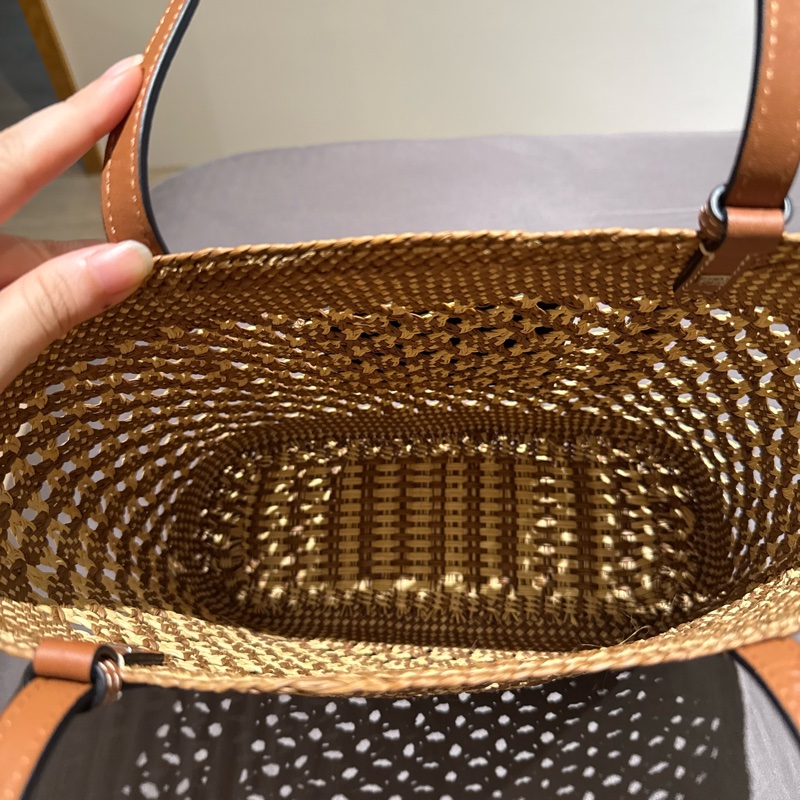 Loewe 草編肩背包-8