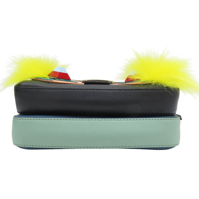 多色 牛皮 monster micro bucket 肩背包【FENDI 芬迪】 8M0371-3