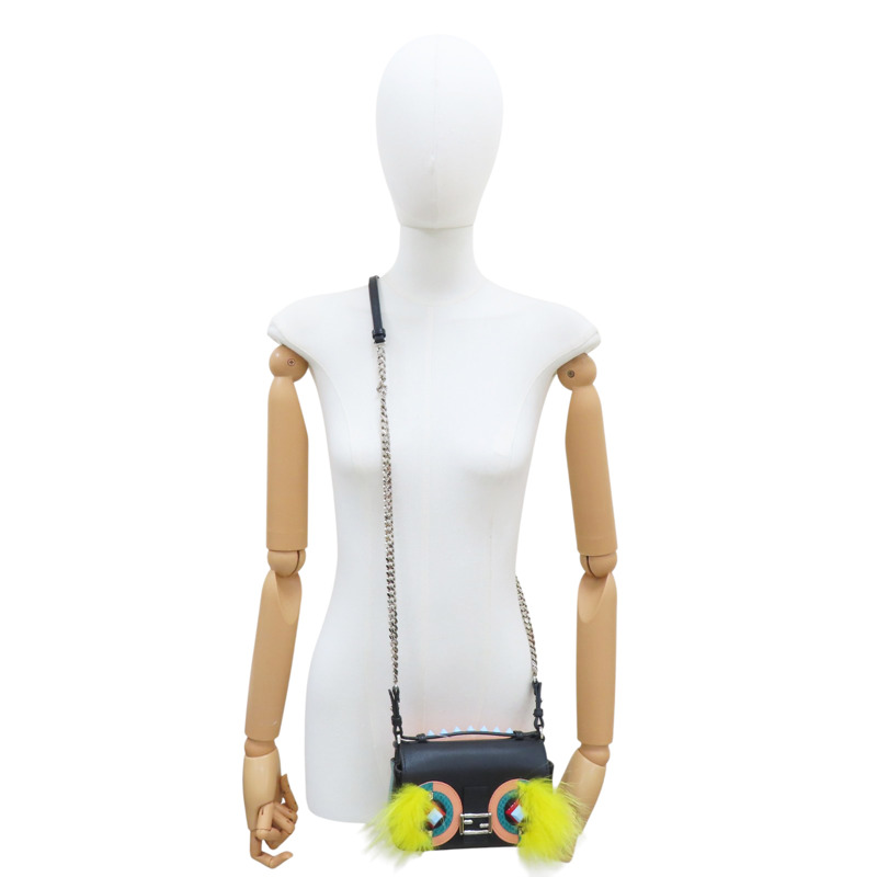 多色 牛皮 monster micro bucket 肩背包【FENDI 芬迪】 8M0371-8