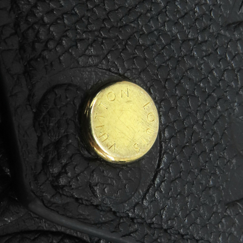 黑色 牛皮 原花壓紋 Victorine 扣式短夾 M64060【LOUIS VUITTON LV 路易威登】 M64060-8