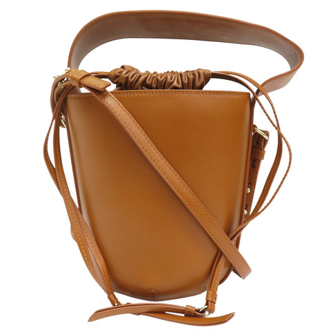 棕色 牛皮 水桶包【Chloe 克羅伊】 417783