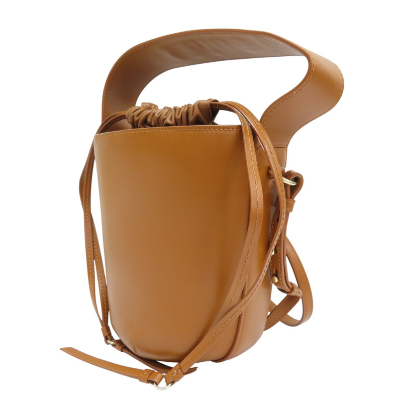 棕色 牛皮 水桶包【Chloe 克羅伊】 417783-2