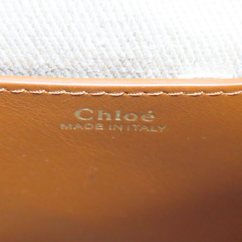 棕色 牛皮 水桶包【Chloe 克羅伊】 417783-5