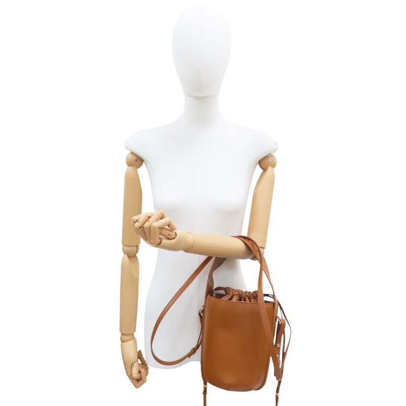 棕色 牛皮 水桶包【Chloe 克羅伊】 417783-7