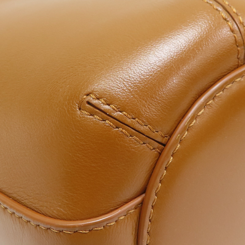 棕色 牛皮 水桶包【Chloe 克羅伊】 417783-8