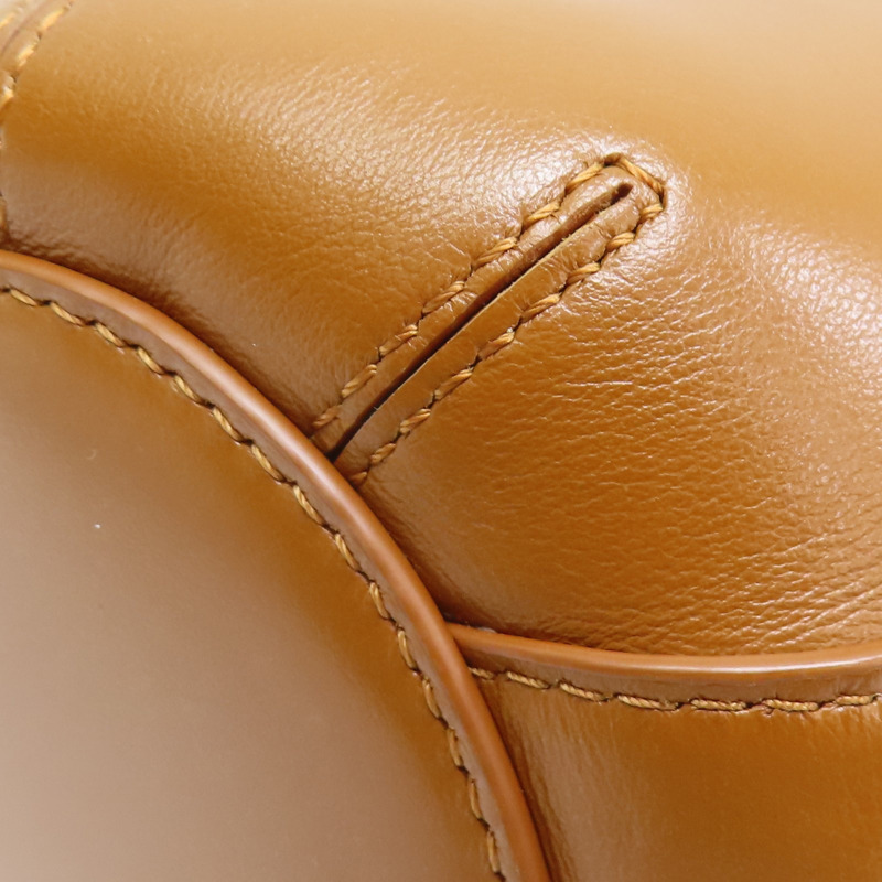 棕色 牛皮 水桶包【Chloe 克羅伊】 417783-11