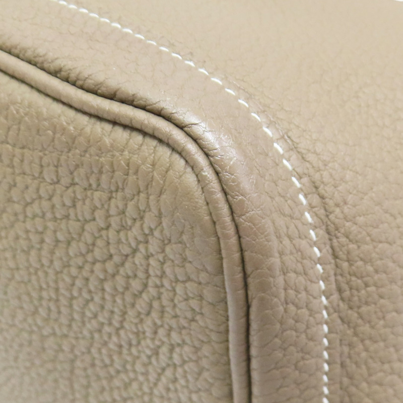 灰色 Negonda牛皮 Garden Party 36 C刻 手提包【HERMES 愛馬仕】 C刻/Etoupe-12