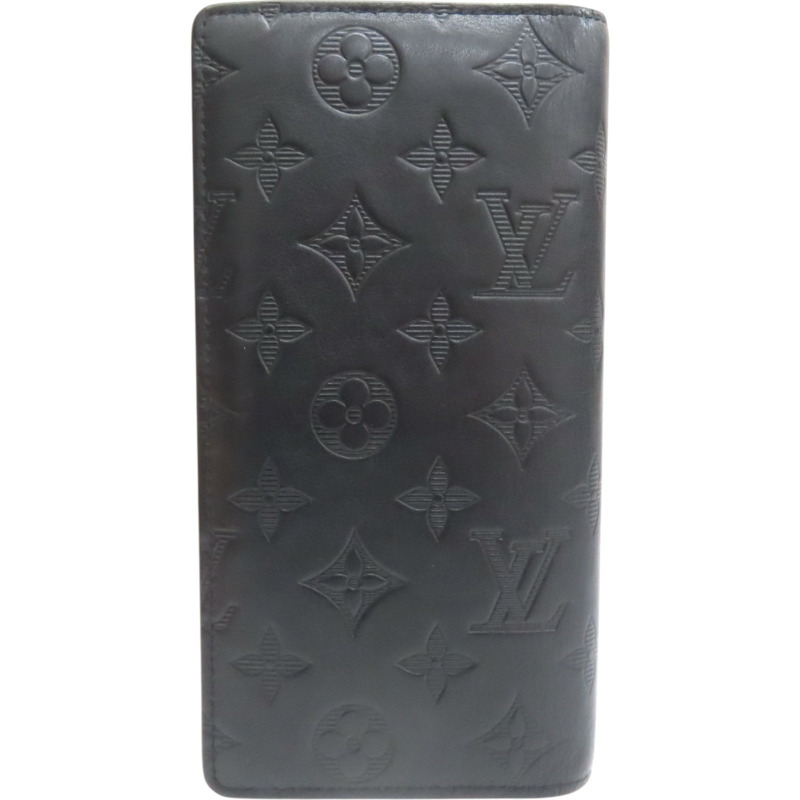 黑色 牛皮壓紋 Brazza 兩折 長夾 M62900【LOUIS VUITTON LV 路易威登】 M62900-1