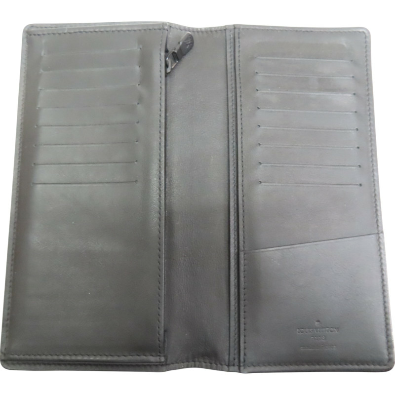 黑色 牛皮壓紋 Brazza 兩折 長夾 M62900【LOUIS VUITTON LV 路易威登】 M62900-4